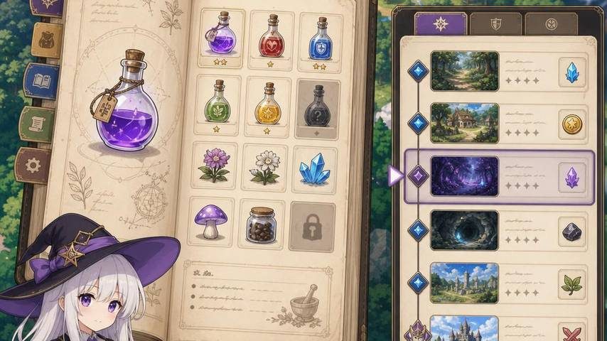 魔女秘药 支线内容 玩法截图 8